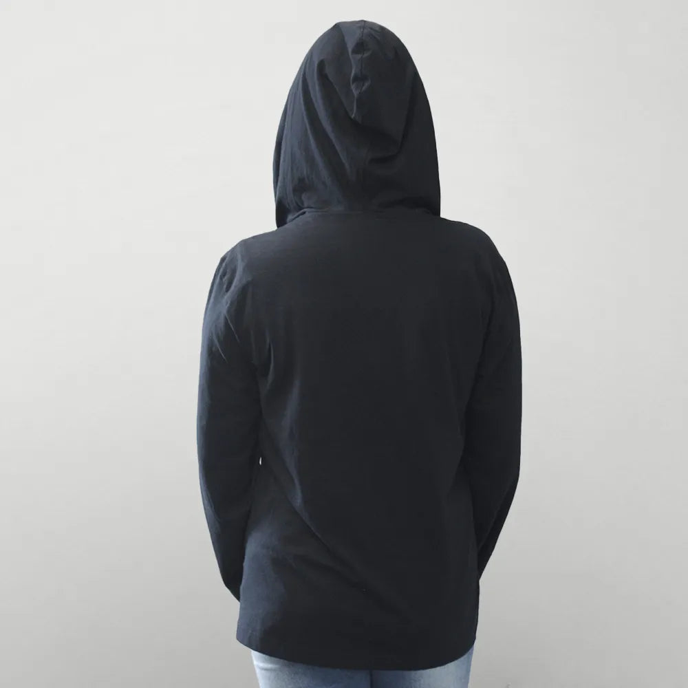Camiseta Manga Longa - com Capuz