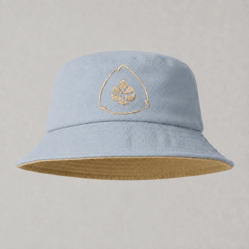 Bucket Hat Caramelo e Azul Feminino