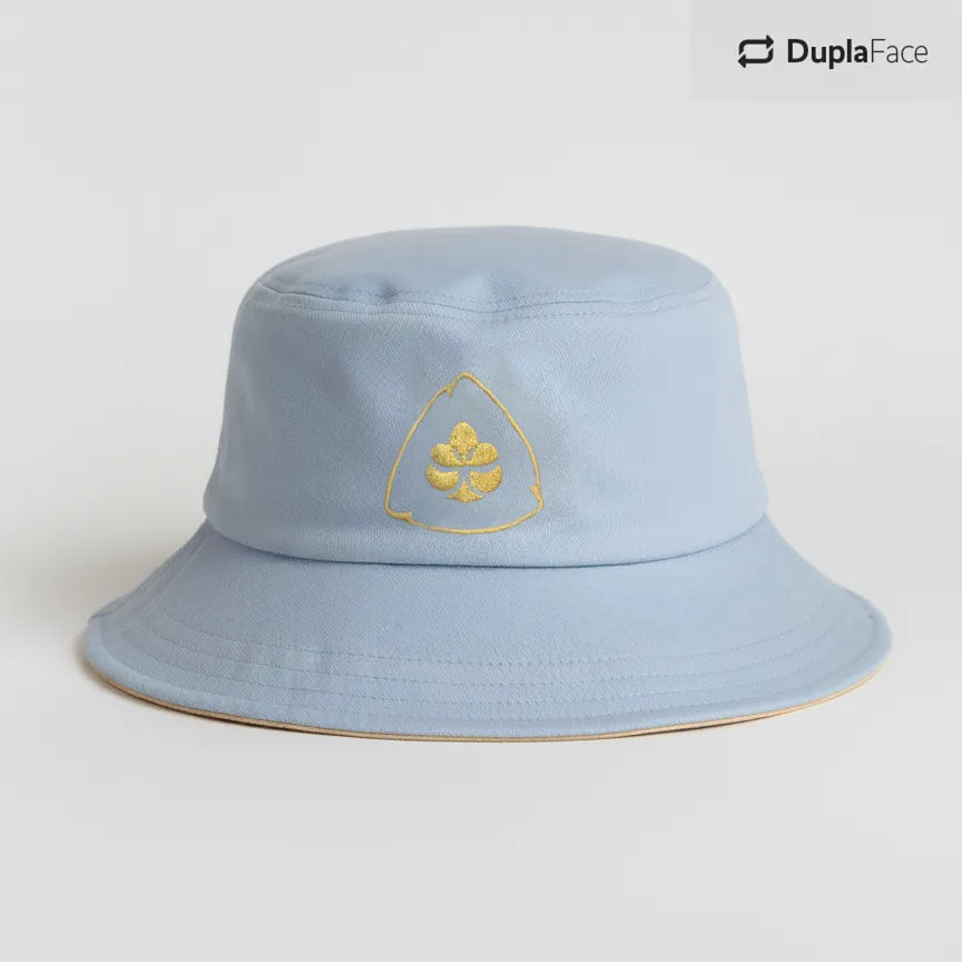Bucket Hat Dupla Face - Caramelo & Azul