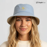 Bucket Hat Dupla Face - Caramelo & Azul