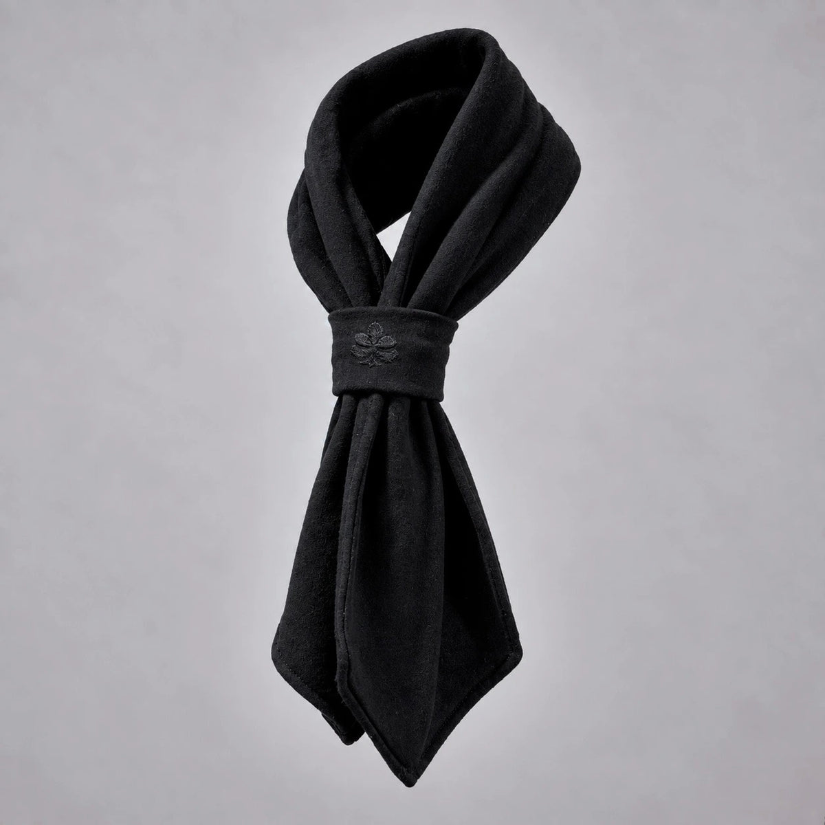 Cachecol Gravata Preto Feminino