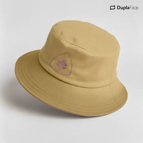 Bucket Hat Dupla Face - Caramelo & Rosa