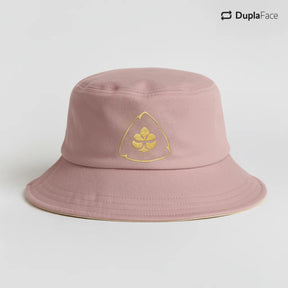 Bucket Hat Dupla Face - Caramelo & Rosa