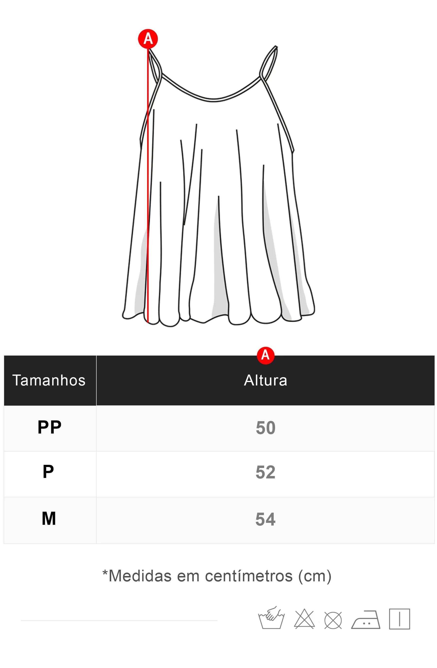 Tabela de Medidas