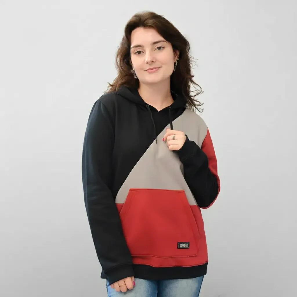 Moletom com capuz Geometric