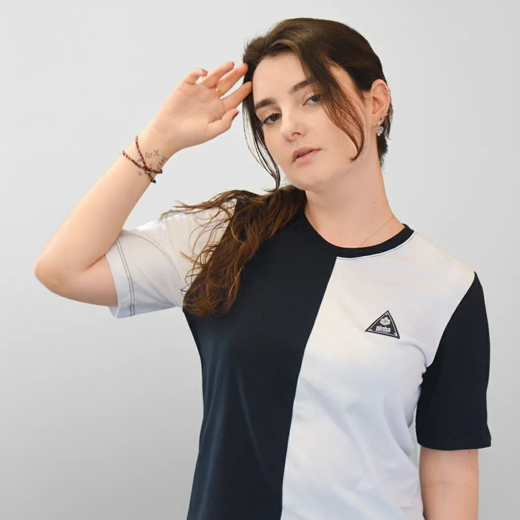 Camiseta Half Side - Algodão Orgânico
