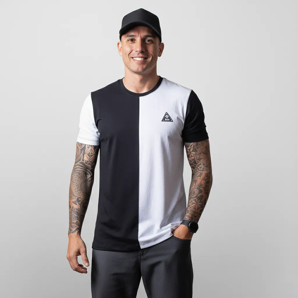 Camiseta Half Side  - Algodão Orgânico
