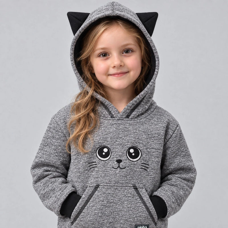 Moletom Gatinho - Menina