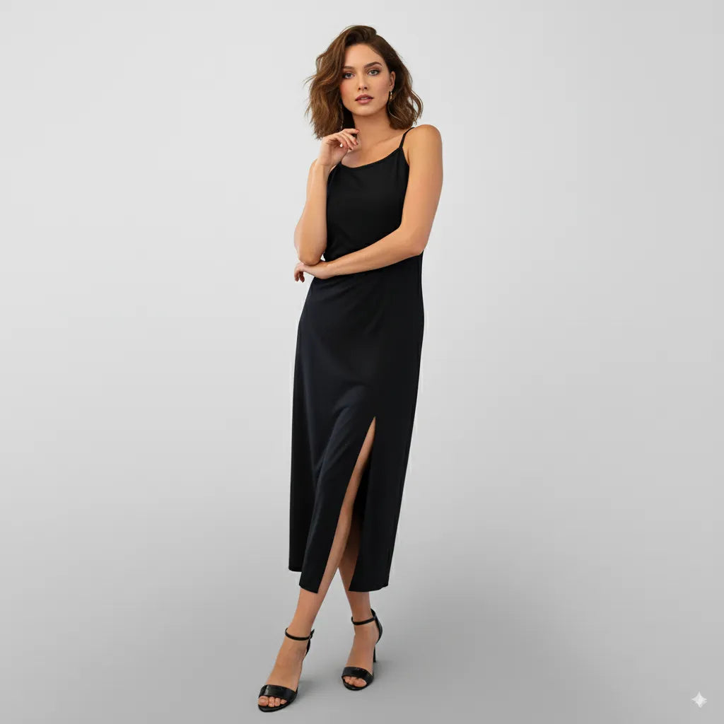 Vestido Maxi - com Alças